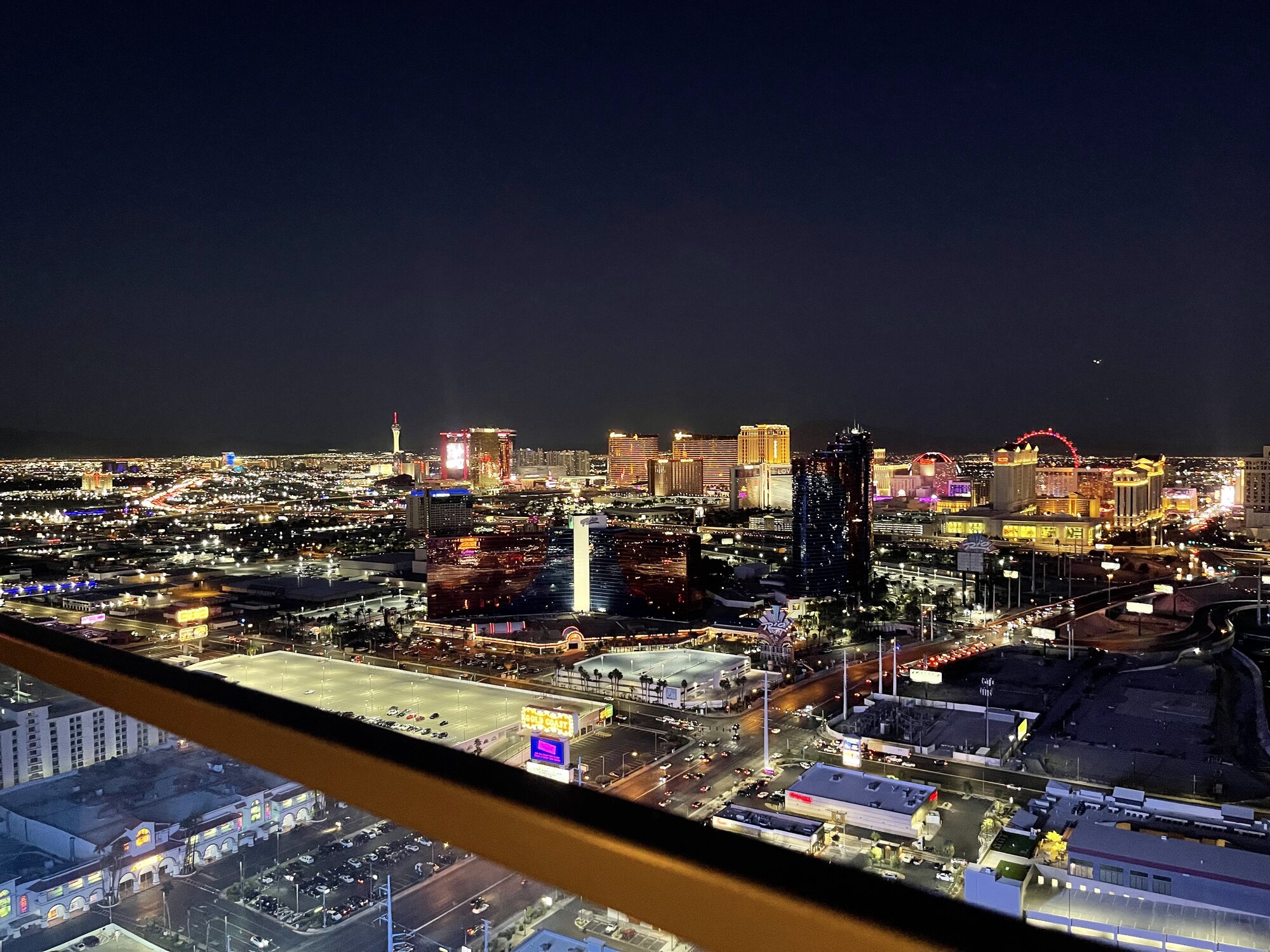 Las Vegas skyline by night 