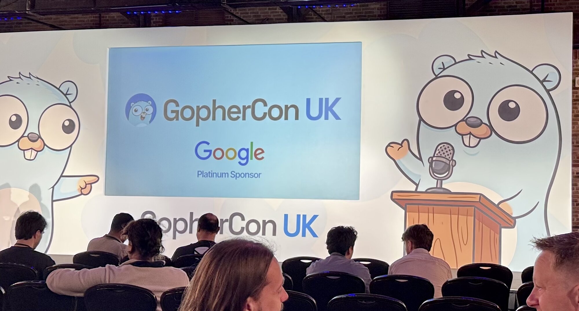 The GopherCon UK 2026 stage