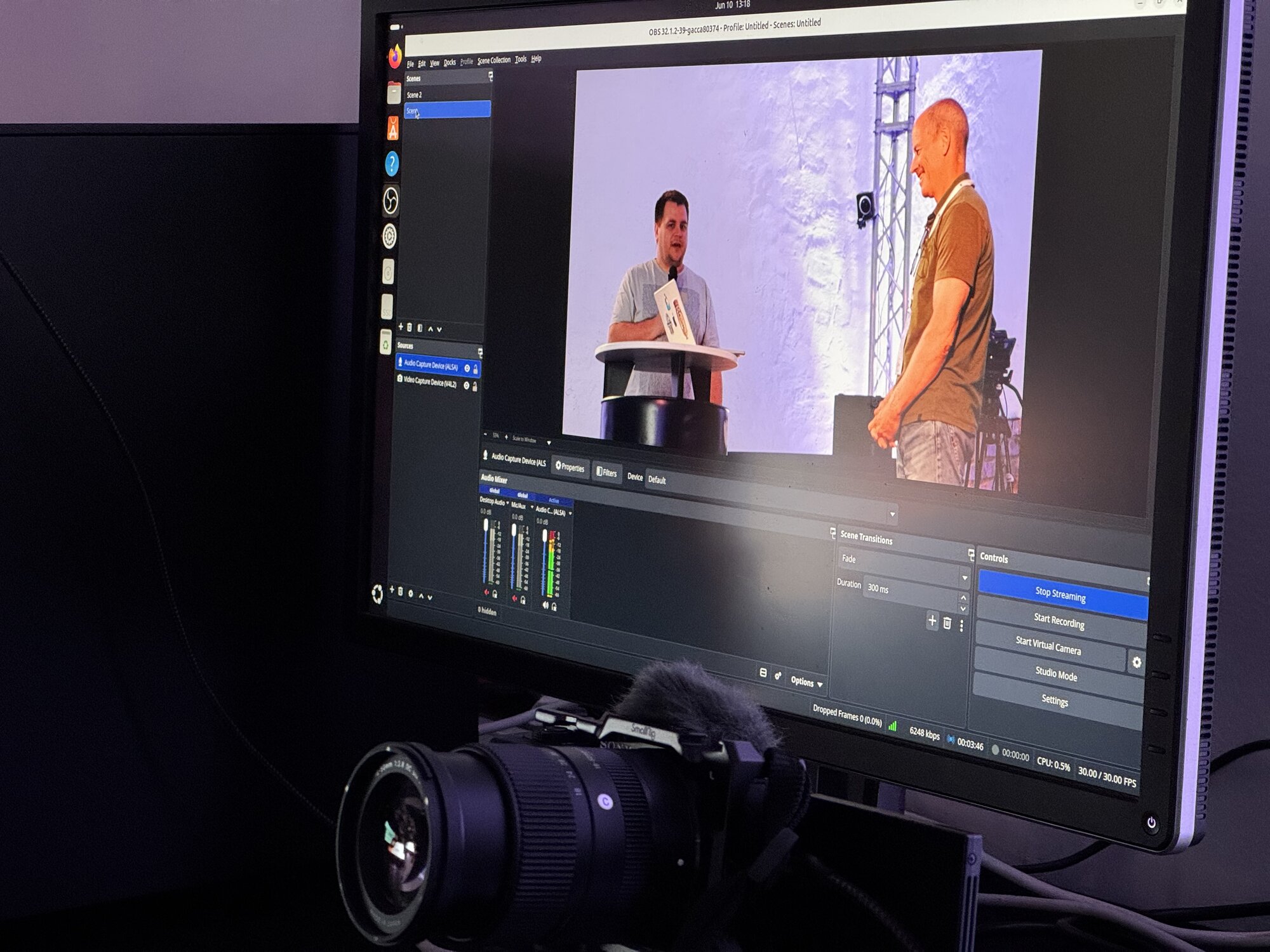 The MOQ stream setup at CommCon 2026