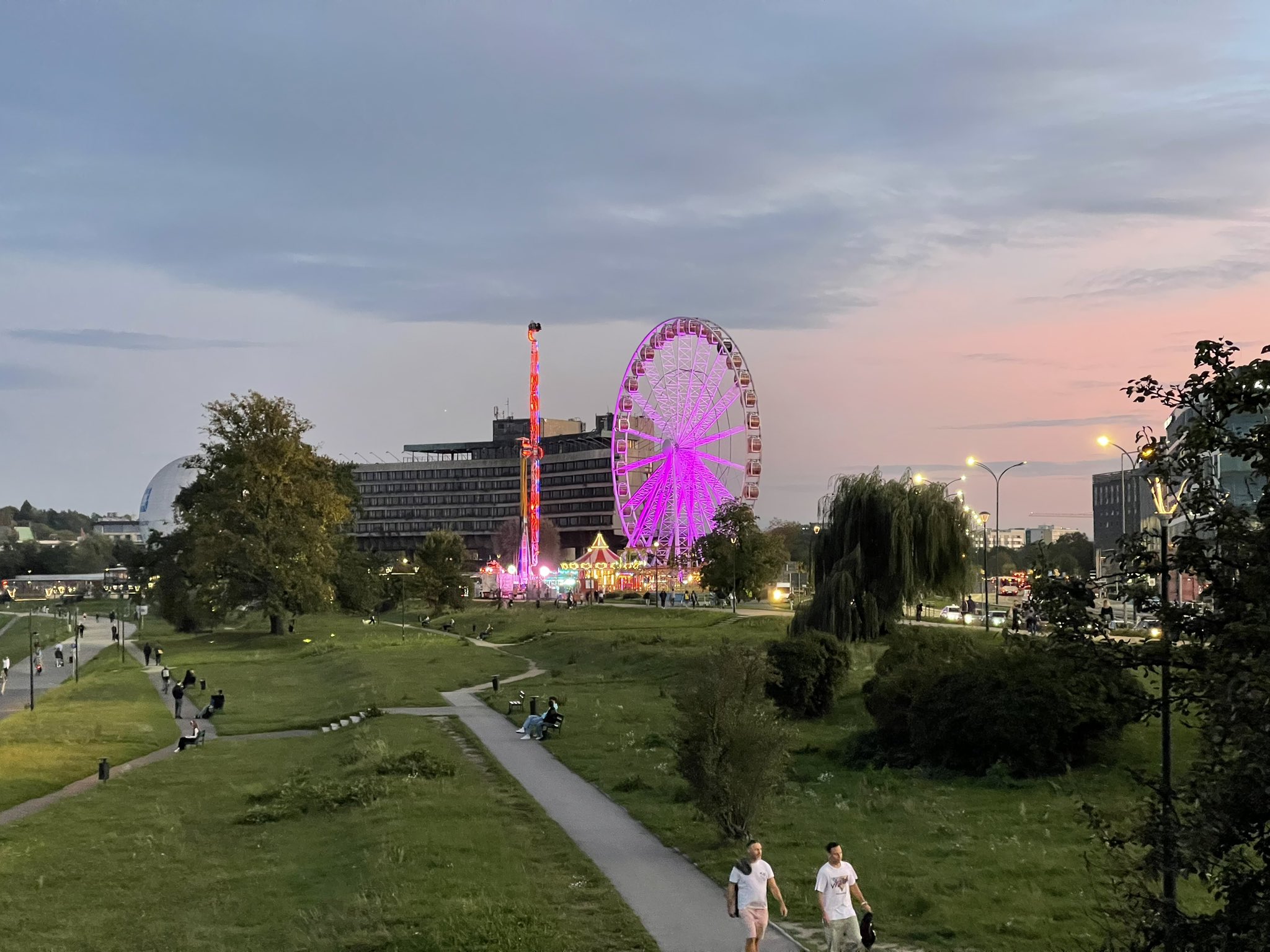Fun fair in Krakow